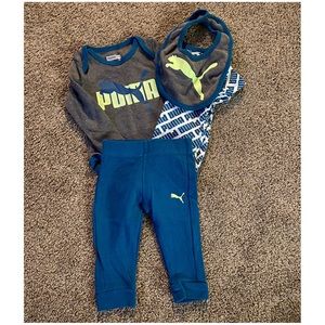 3-6 month Puma 4 piece set